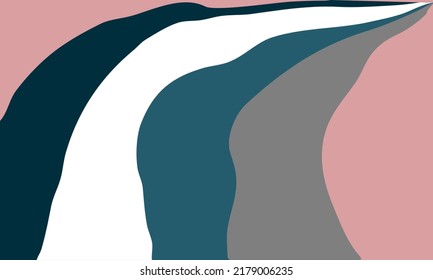 Abstract free form backgrounds in modern vector illustration style. Modern graphic elements flat style. Trendy minimal design for logo or presentations concept.
