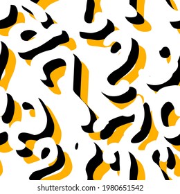 abstract free form pattern seamless illustration