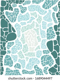 abstract free form shape, fluid and bubble shape. free hand design and drawing vector illustration