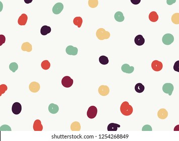 Abstract of free shape colorful dot pattern background, vector eps10