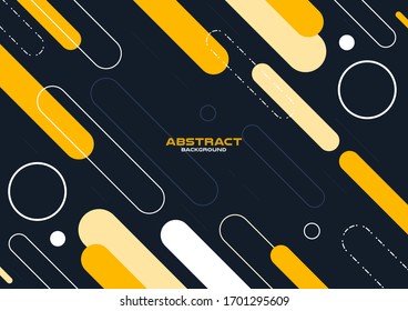 Fondo geométrico de forma libre abstracta, Vector e ilustración, Diseño de plantilla