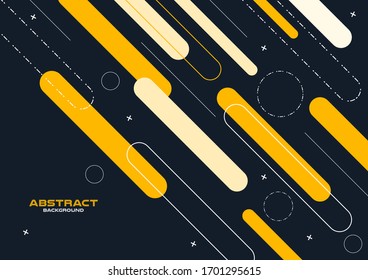 Fondo geométrico de forma libre abstracta, Vector e ilustración, Diseño de plantilla