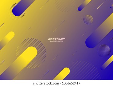 Resumen de forma libre de fondo geométrico , Vector e ilustración, Diseño de plantilla para pancarta o afiche de formas.