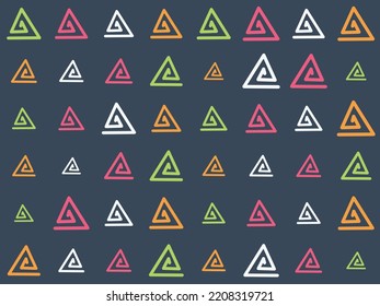 Abstract  Freehand Drawing Navajo Fabric Seamless Pattern Design Uzbek ikat-traditional silk product in Uzbekistan and Central Asia,
