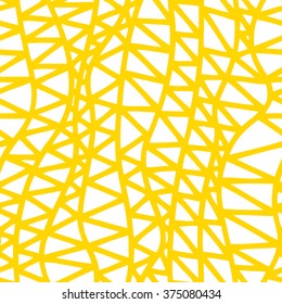 Abstract freehand lines pattern seamless vector background tile
