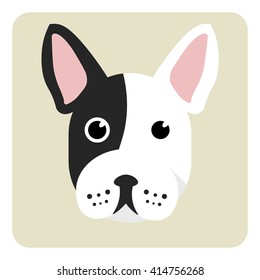 Abstract french bulldog 