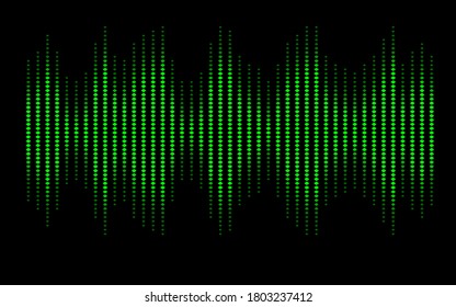 Abstract frequency diagram graphic in vector quality.