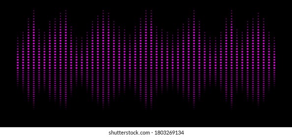 Abstract frequency diagram graphic in vector quality.