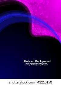 Abstract  fresh background with space for text. Vector illustration in RGB colors.