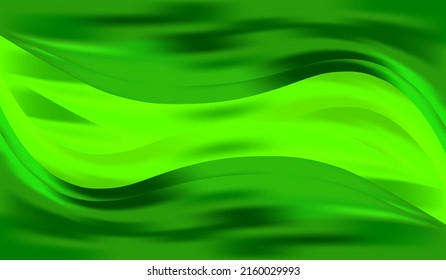 Abstract Fresh Flow Waves. Neon Light Green Background. Luxury Art Backdrop. Geometric Modern Digital Screen. Carbon Neutrality Concept. Environment Conservation. Low Carbon Economy. ESG. Metaverse