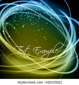 Abstract fresh glowing vector background.
Elegant exquisite frame