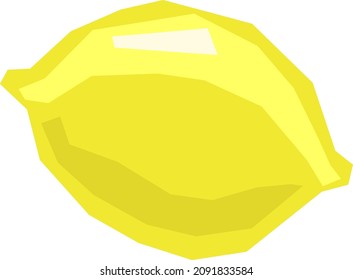 Abstract fresh lemon isolated on white
