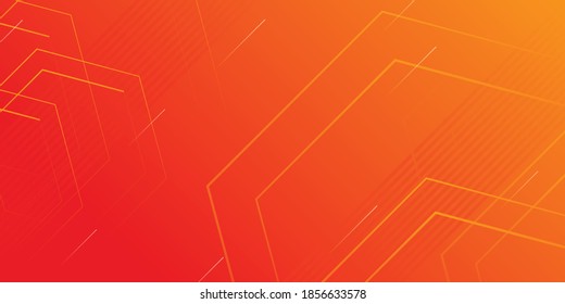 Abstract fresh orange geometric background. Dynamic style banner design from fruit concept. Creative illustration for poster, web, landing, page, cover, ad, greeting, card, promotion