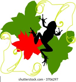 abstract frog