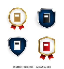 Abstract Front Book Badge and Label Collection, can be used for business designs, presentation designs or any suitable designs.