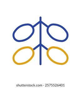 Abstract Fruit Branch Illustration Design