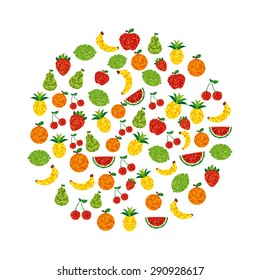 abstract fruit design, vector illustration eps10 graphic 