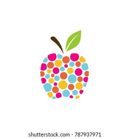 Abstract Fruit Logo