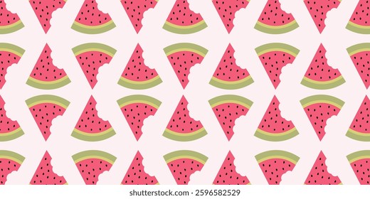 Abstract fruit pattern for backgrounds, presentations, wrapping papers, prints, artworks. Vector illustration
