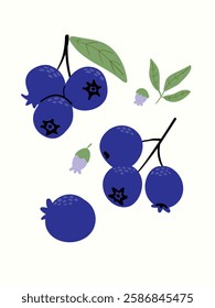 Abstract fruits in modern artistic styles. Great for posters, cards, covers, and trendy t-shirt designs.