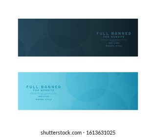 Abstract full banner for website line circle shape design color tone modern art style. vector illustration