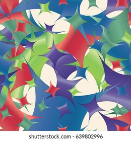 Abstract full color background. Vector texture for design of cover, invitation, postcard, poster, website. Modern seamless colorful pattern for packaging, wrapping paper, fabric, textiles, celebration