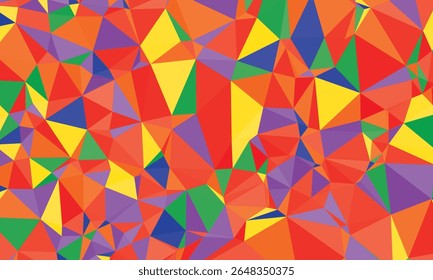 abstract full color geometric background
