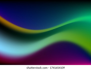 Abstrakte Ganzfarben Gefälle Hintergrund Illustration. Farbiger, glatter Bannerhintergrund. Vector