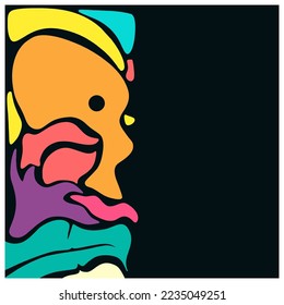 abstract full color in a unique design. this illustration can be used as a background, event, symbol, icon, part of website design, or print on T-shirts, shirts, or clothes.