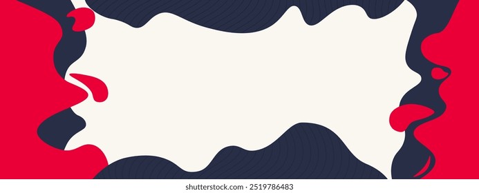 abstrato vetor de cores completo ilustração design conceito dinâmico com fundo de forma ondulada