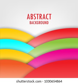 Abstract full color wave pattern background vector illustration.
