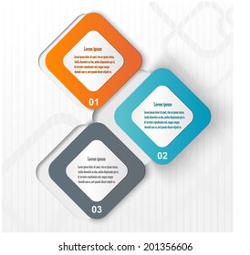 Abstract fullcolor paper infographic. Vector eps10 illustration