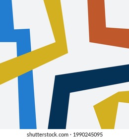Abstract fun background. Colour shapes pattern. Splash fun backdrop. Vector Illustration