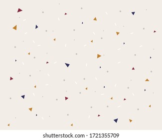 Abstract Fun Background - Neutral Color Geometric Forms