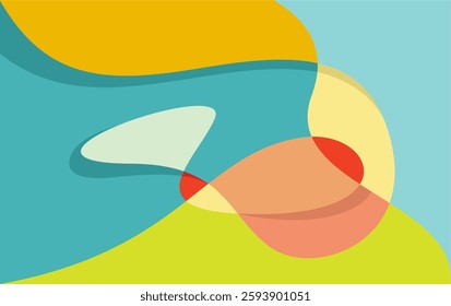Abstract fun color pattern background. Vector liquid fluid colors pattern for brochure cover template background design