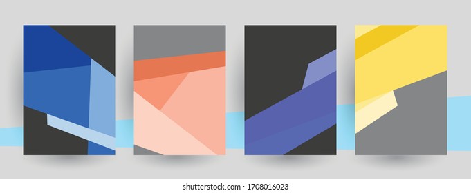 Abstract fun color pattern cartoon texture for doodle geometric background. Vector shape for brochure cover template 