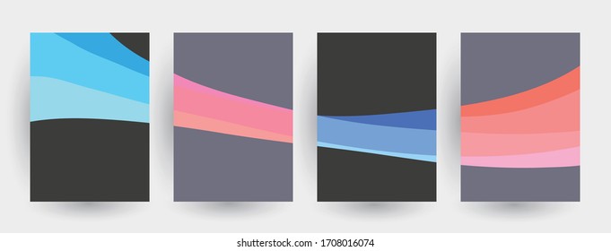 Abstract fun color pattern cartoon texture for doodle geometric background. Vector shape for brochure cover template 