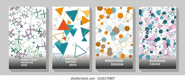 Abstract fun color pattern cartoon texture for doodle geometric background.  Trendy Graphic Design for banner, poster, card, cover, invitation, placard, brochure, flyer. Isolated.