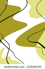 Abstract fun color pattern cartoon texture for doodle geometric background. Vector trend shape for brochure cover template design