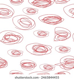Abstract fun and colorful seamless pattern on white background