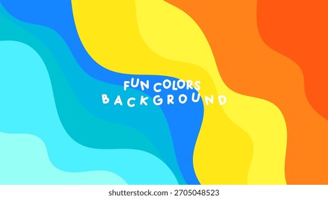 Abstract fun colors background eps10