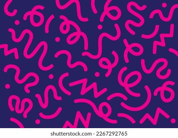 Abstract fun line doodle seamless pattern. Simple childish scribble
wallpaper print.