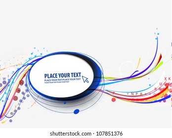 Abstract funky graphic design vector background