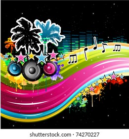 Resumen de diseño de música divertida