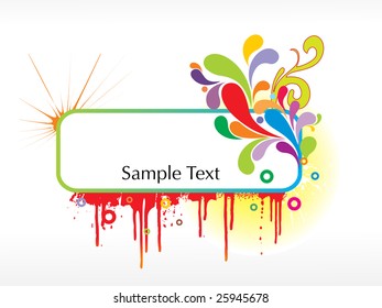 abstract funky vector background for text