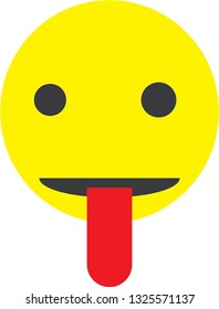 abstract funny flat style emoji.