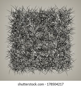 Abstract fur texture. Grass.