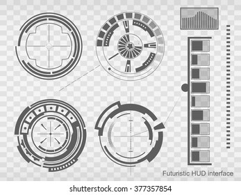 Abstract future, concept vector futuristic blue virtual graphic touch user interface HUD. For web, site, mobile applications isolated on black background, techno, online design, business, gui, ui