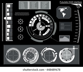 Abstract future, concept vector futuristic touch user interface HUD. For web virtual graphic, mobile applications isolated on background, techno, online design, business, gui, ui, kit.