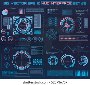 Abstract future, concept vector futuristic blue virtual graphic touch user interface HUD. For web, site, mobile applications isolated on background, techno, online design, business, gui, ui, kit, hud.